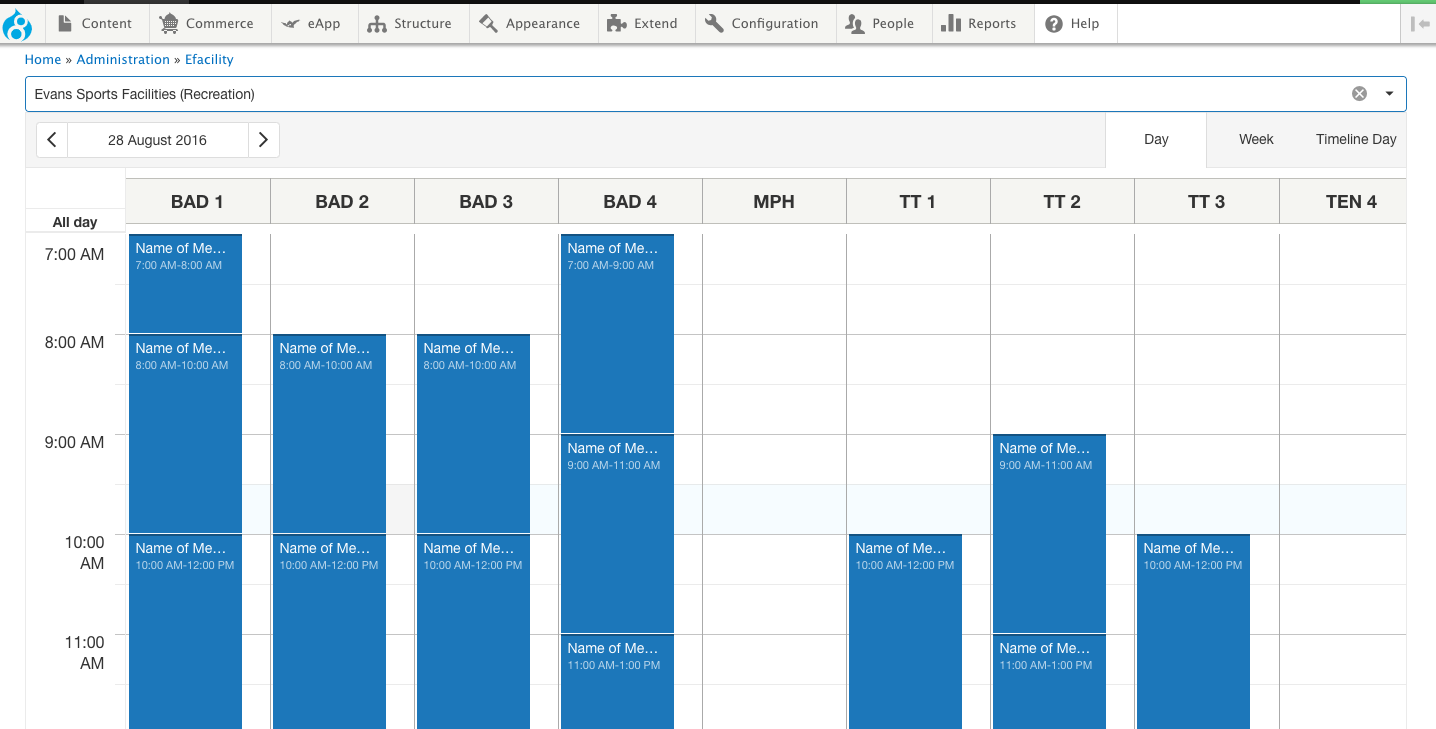 Facility Reservation System